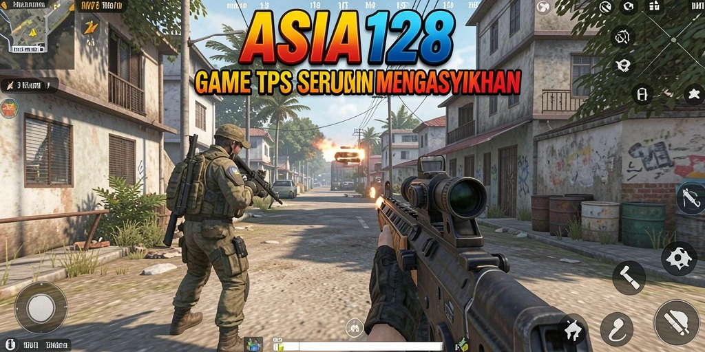 Tampilan aksi gameplay mendebarkan di ASIA128.