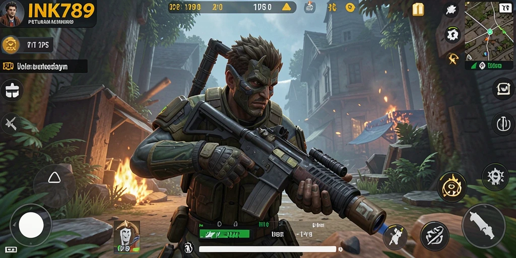Tangkapan layar gameplay seru dari INK789 dengan aksi mendebarkan.
