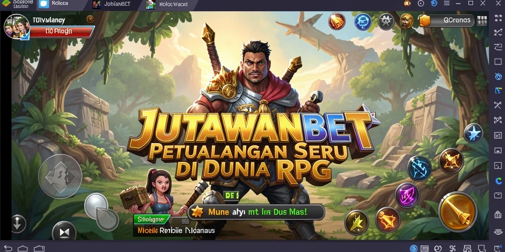 Tangkapan layar JUTAWANBET yang menampilkan aksi RPG yang mendebarkan.