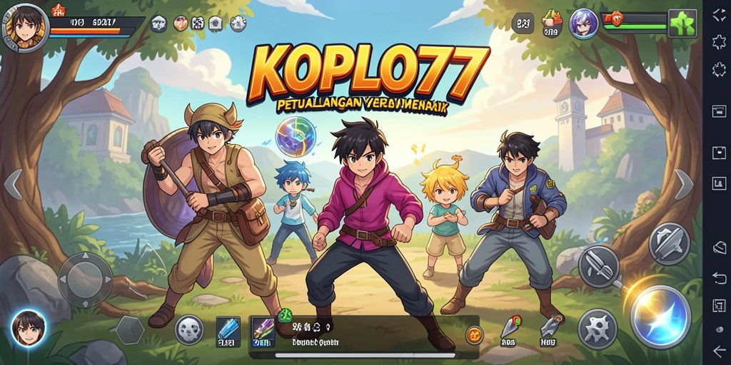 Karakter anime dalam petualangan seru di KOPLO77.