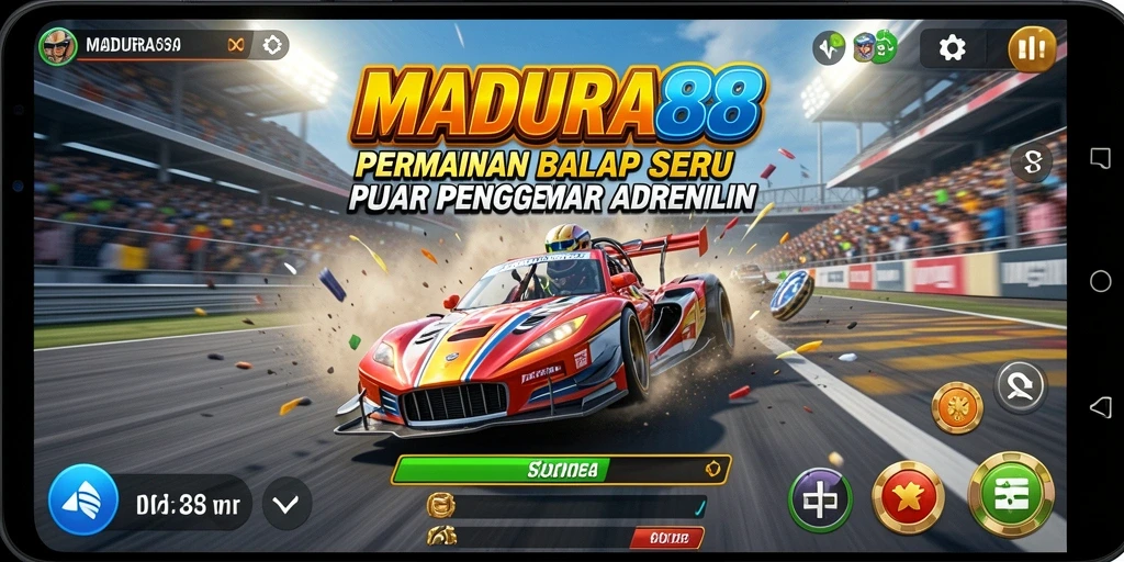 Gameplay menarik dengan balapan yang mendebarkan di MADURA88.