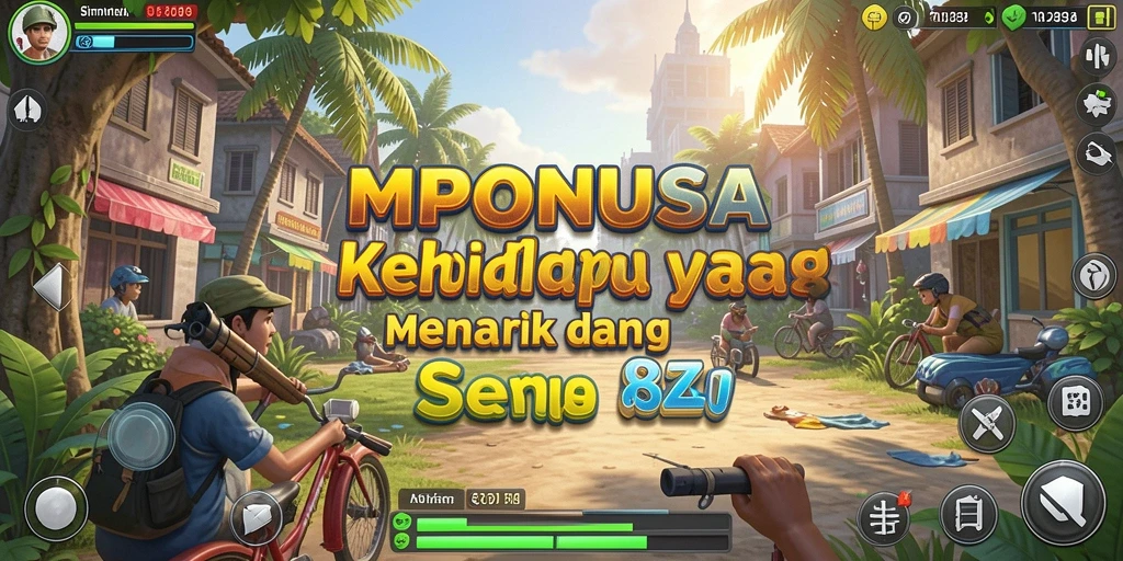 Tampilan gameplay MPONUSA yang menarik dan interaktif.