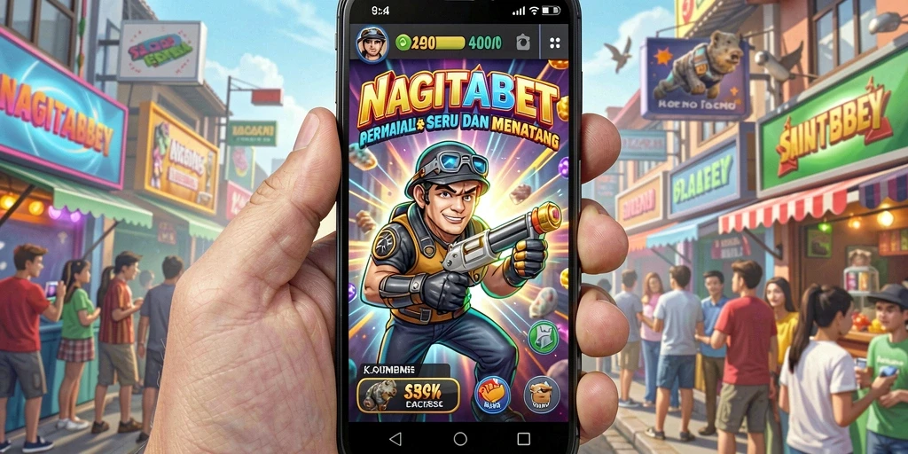 Screenshot NAGITABET menampilkan aksi gameplay Arcade yang seru.