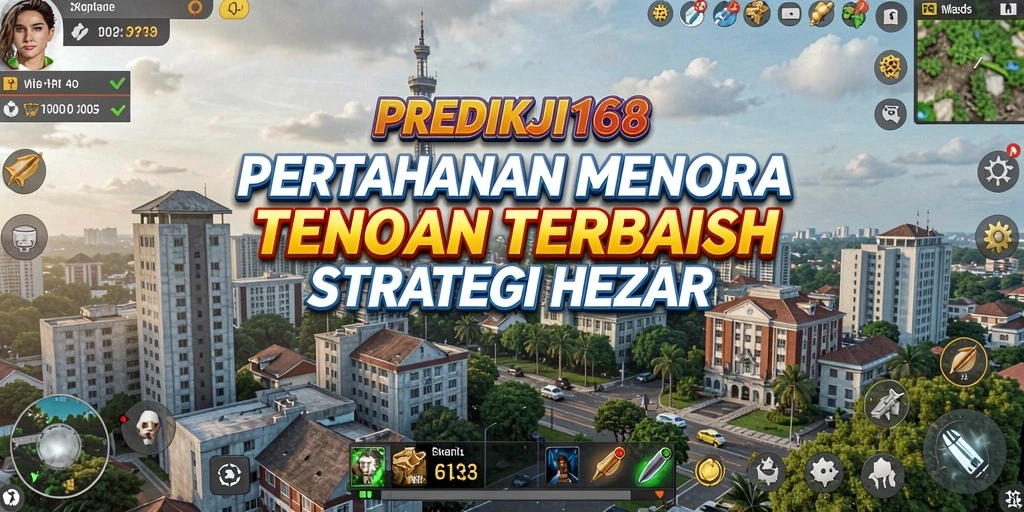 Tampilan gameplay menarik dari PREDIKSI168 dalam pertahanan menara.