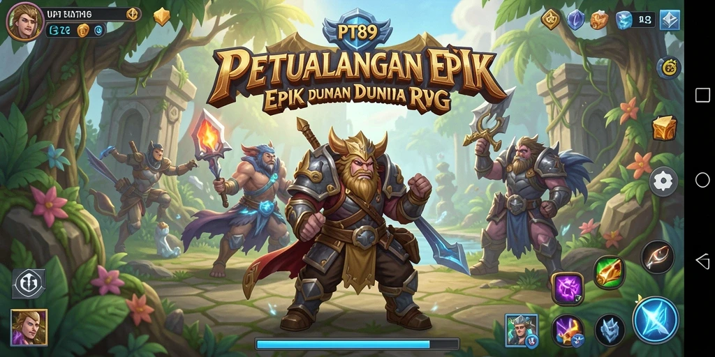 Tampilan gameplay PT89 yang memukau dalam dunia RPG.
